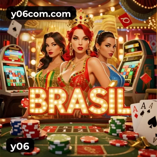 Imagem promocional da y06 mostrando a plataforma e suas vantagens
