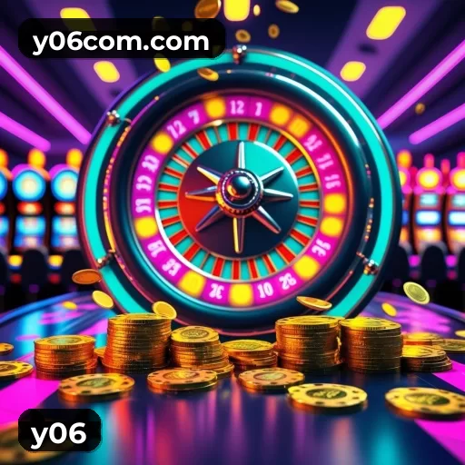 Imagem promocional da y06 mostrando a plataforma e suas vantagens