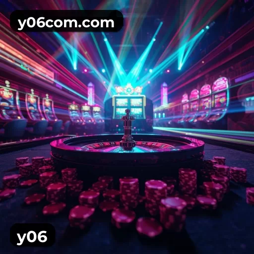 Imagem promocional da y06 mostrando a plataforma e suas vantagens