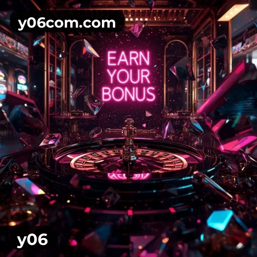 Imagem promocional da y06 mostrando benefícios e ofertas da plataforma