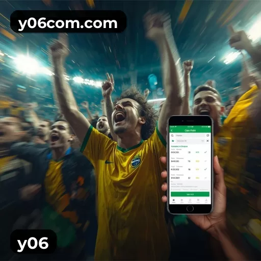 Imagem promocional da y06 mostrando benefícios e ofertas da plataforma
